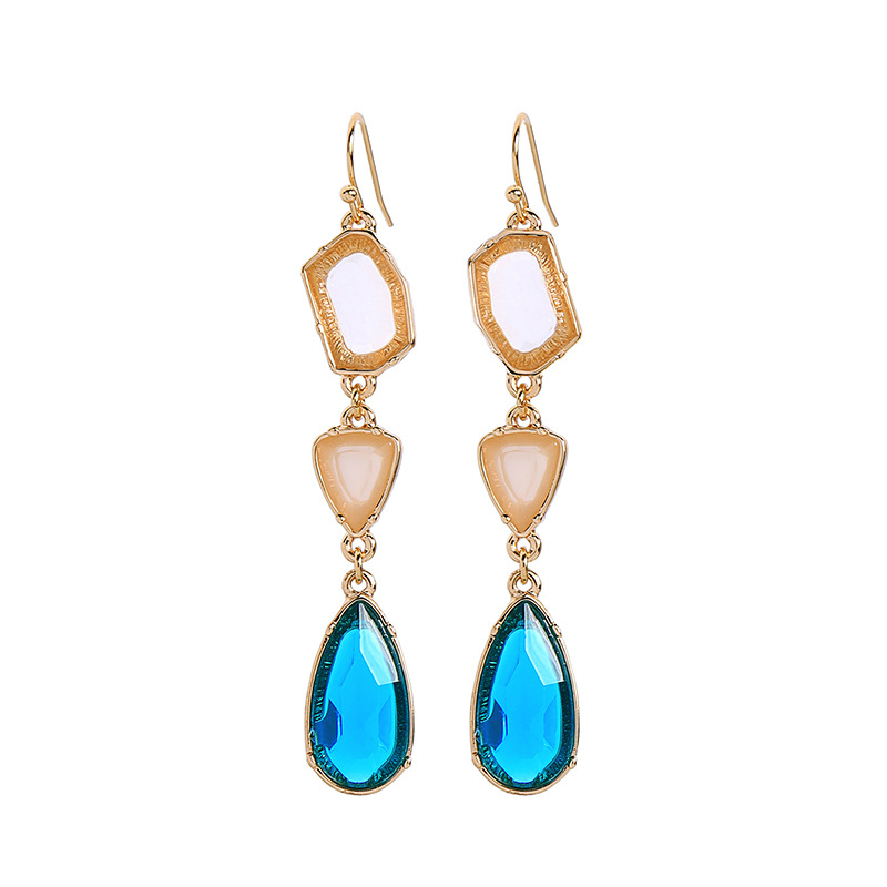 DROP EARRINGS ALLOY GOLD PLATED