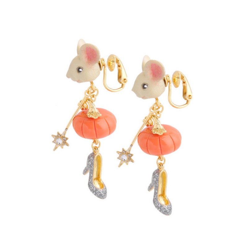 enamel jewelry earring