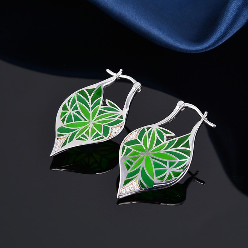 925silver enamel jewelry sets