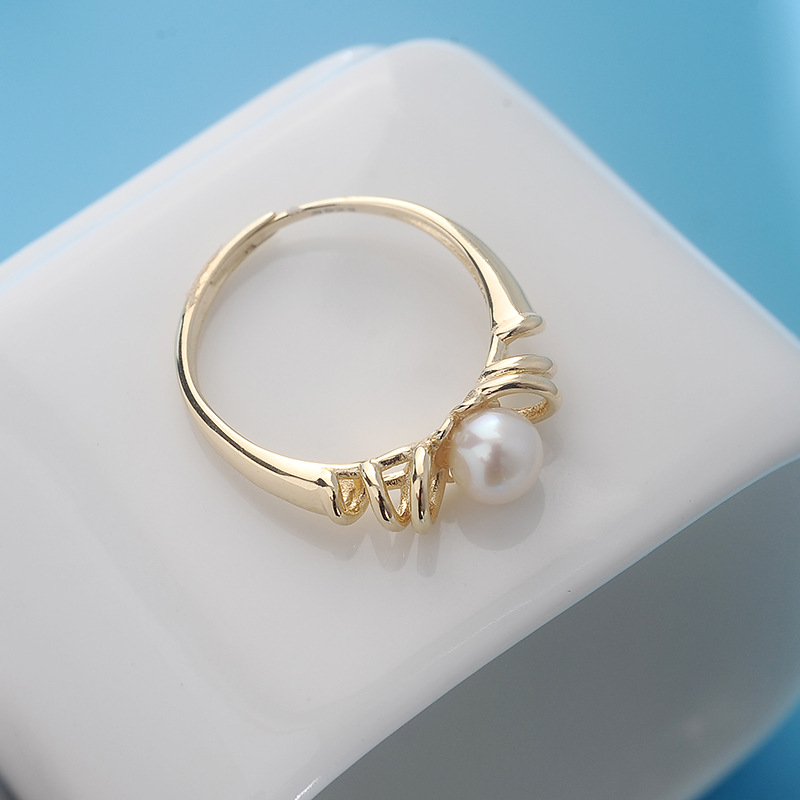 925 SILVER  NATURAL FRESHWATER PEARL RING