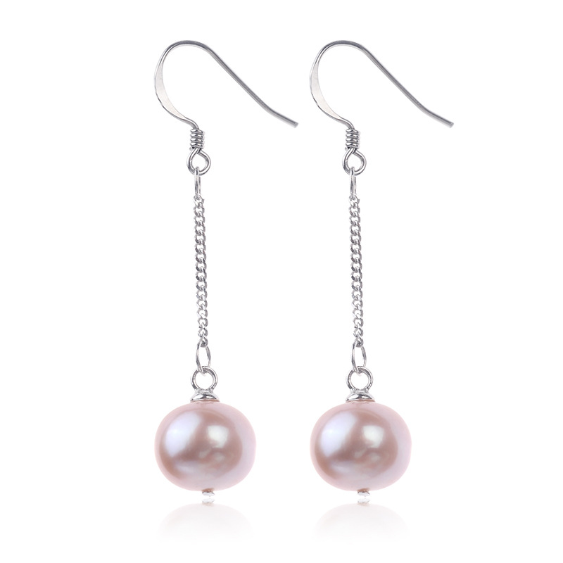 NATURAL FRESHWATER PEARL EARRINGS 925 SILVER