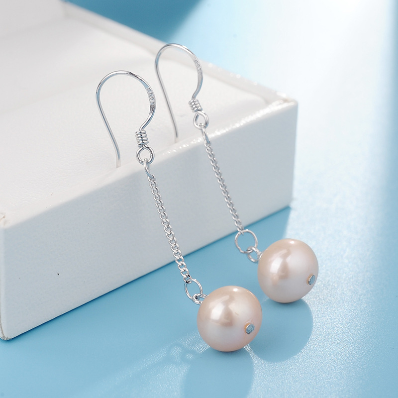 NATURAL FRESHWATER PEARL EARRINGS 925 SILVER