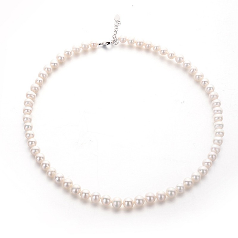 NATURAL FRESHWATER PEARL women necklace