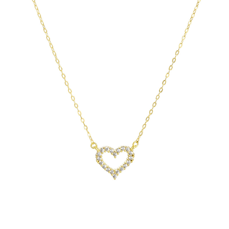 925 silver heart necklace