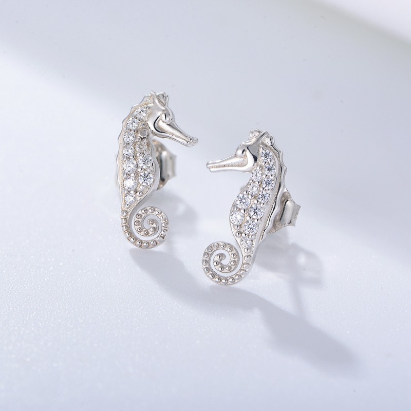 925 silver ocean earrings