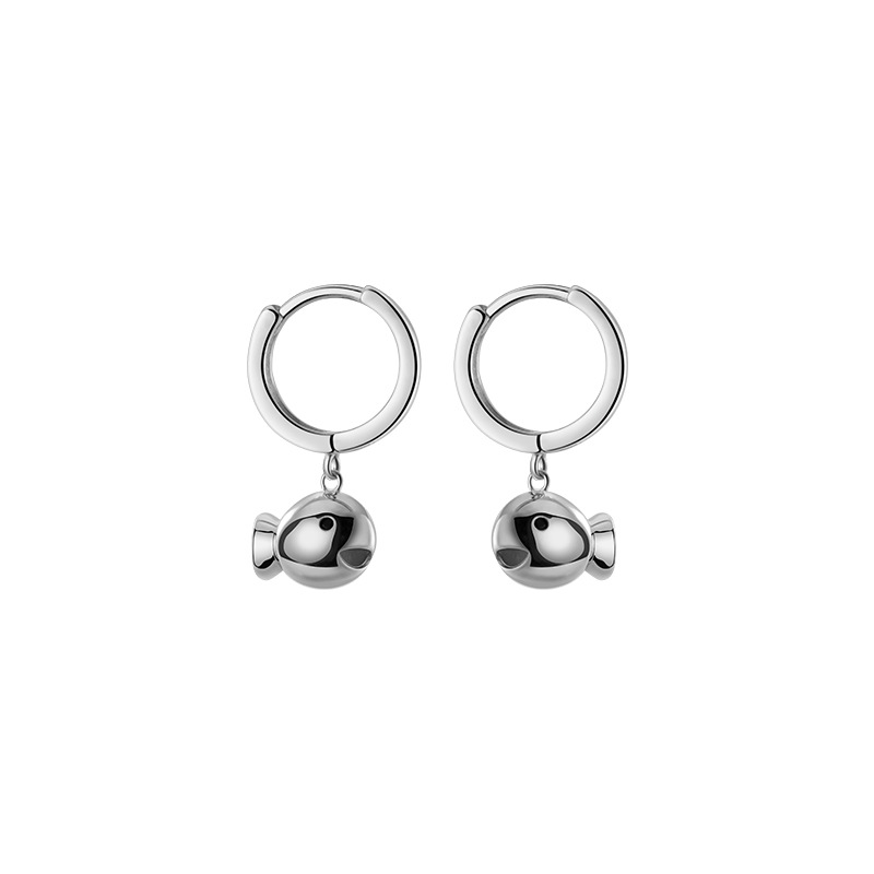 925 silver circle earrings