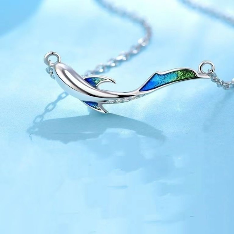 925 silver ocean necklace