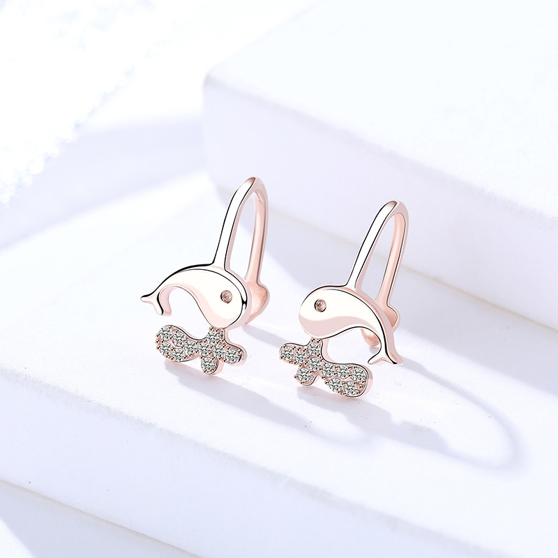 925 silver animal earrings