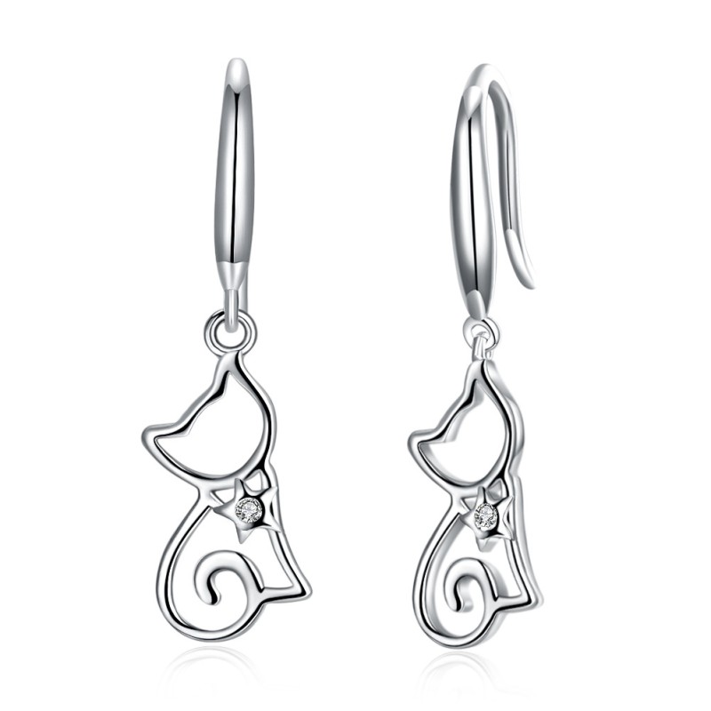 925 silver animal earrings