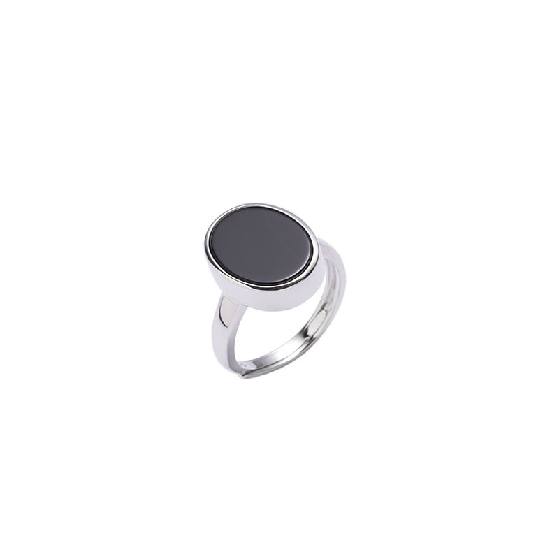 925 silver black onyx ring