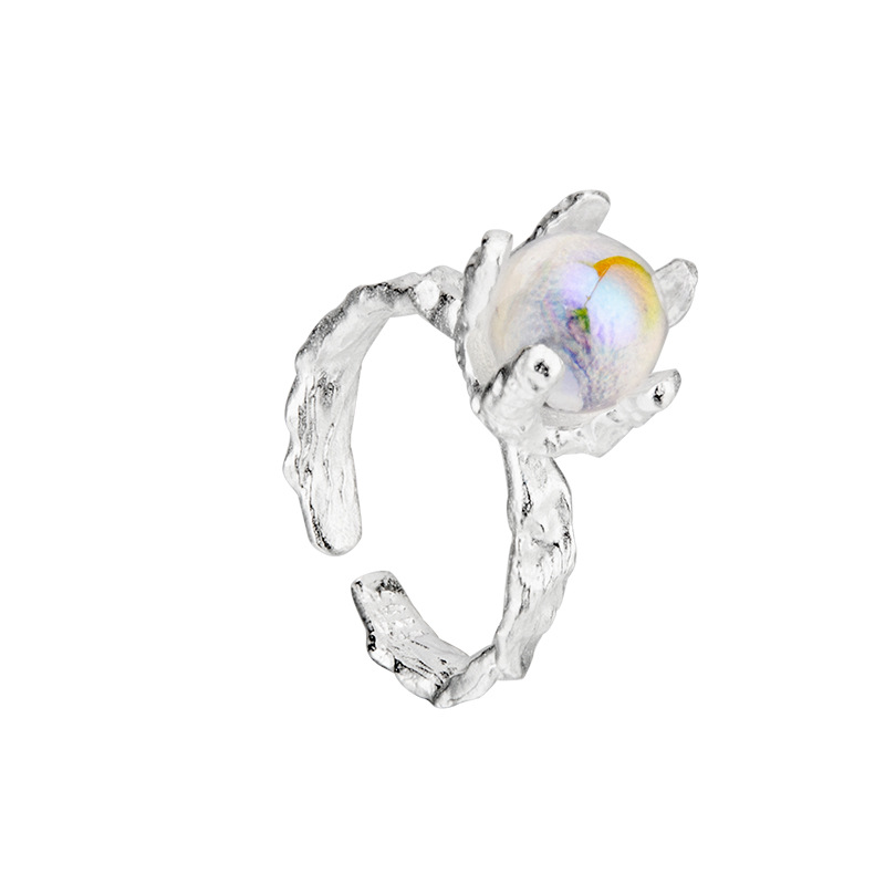 925 silver moonstone ring