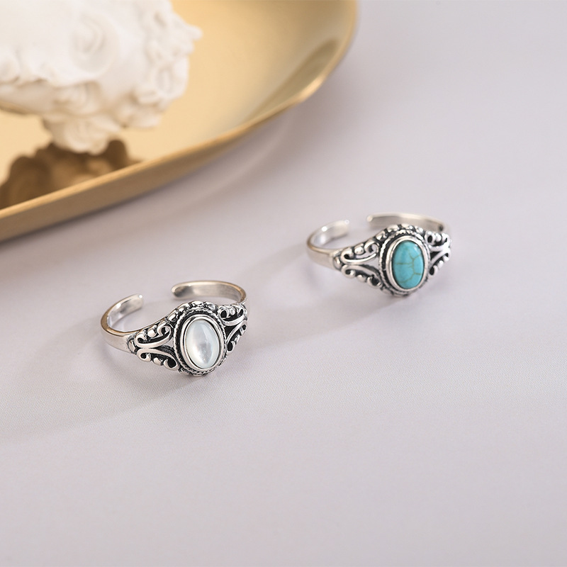 925 silver turquoise ring