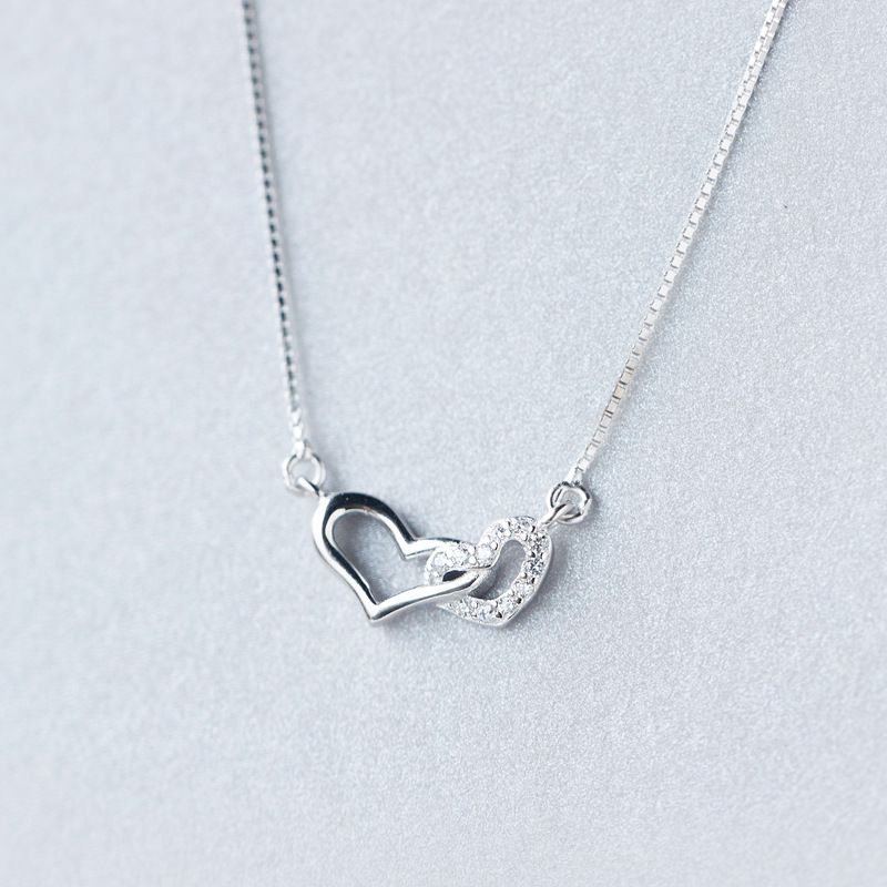 925silver heart necklace