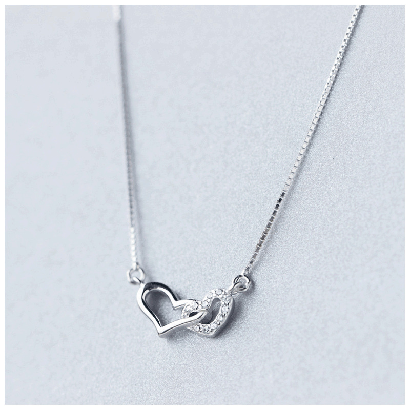 925silver heart necklace