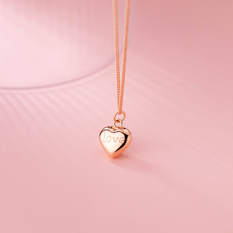 925 silver heart necklace