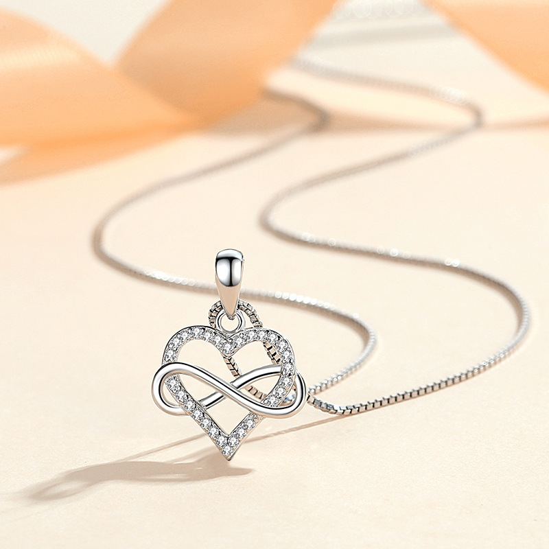 925 silver heart necklace