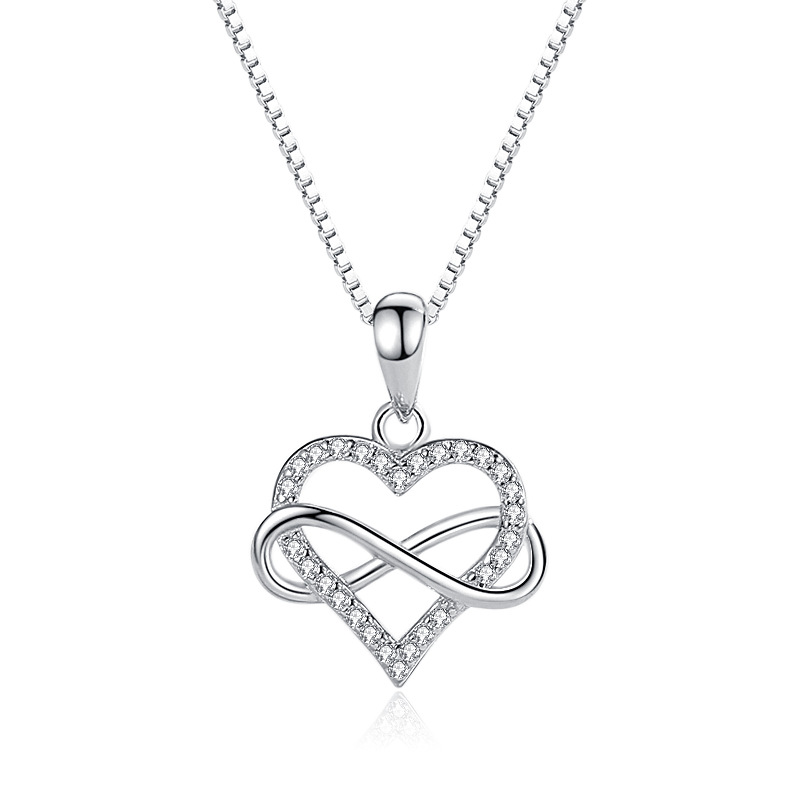 925 silver heart necklace