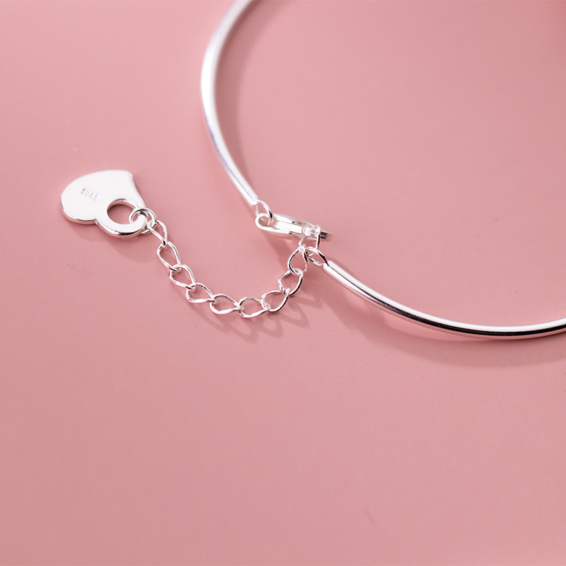 925 silver heart bracelet