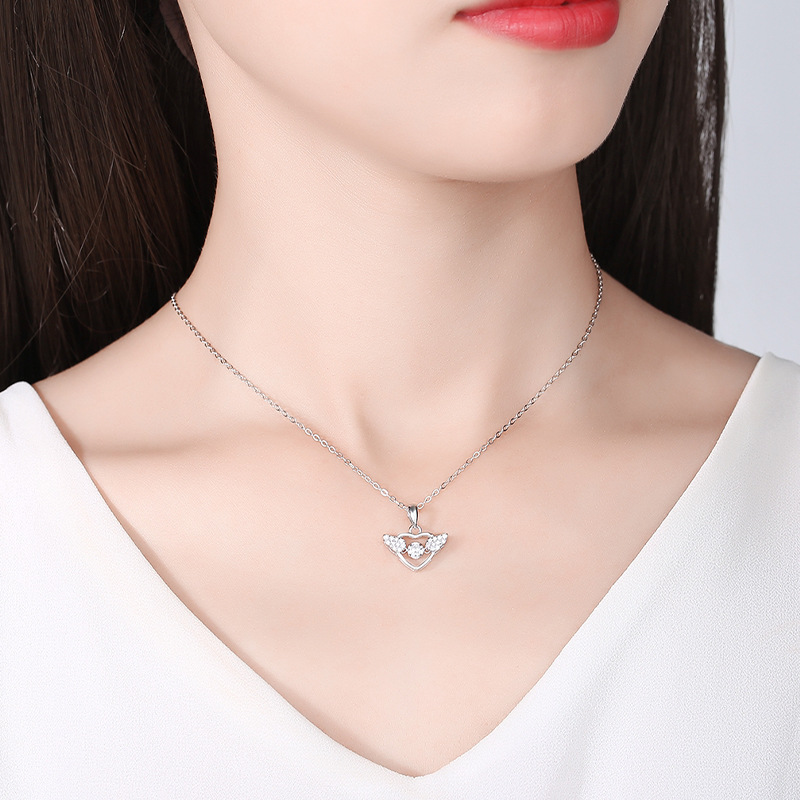 925 silver heart necklace