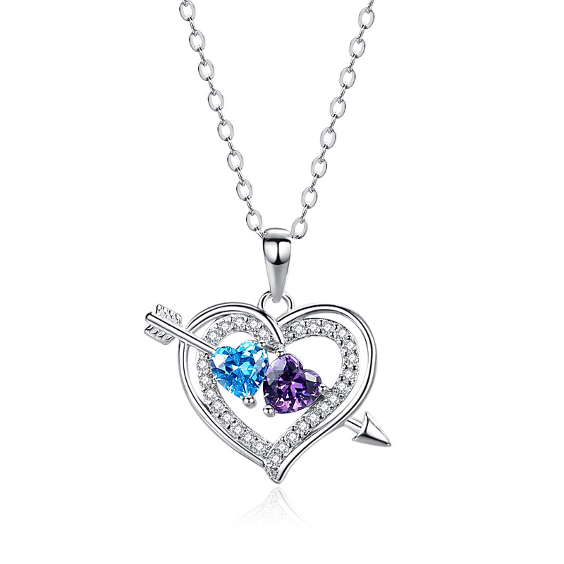 925 silver heart necklace