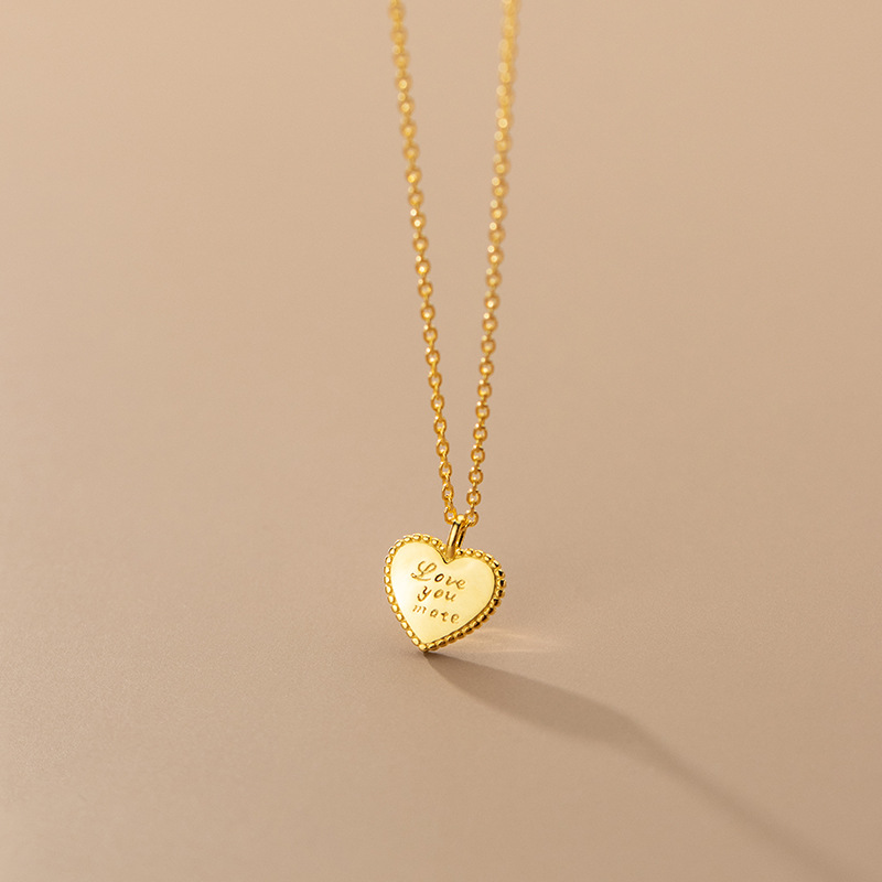 925 silver heart necklace