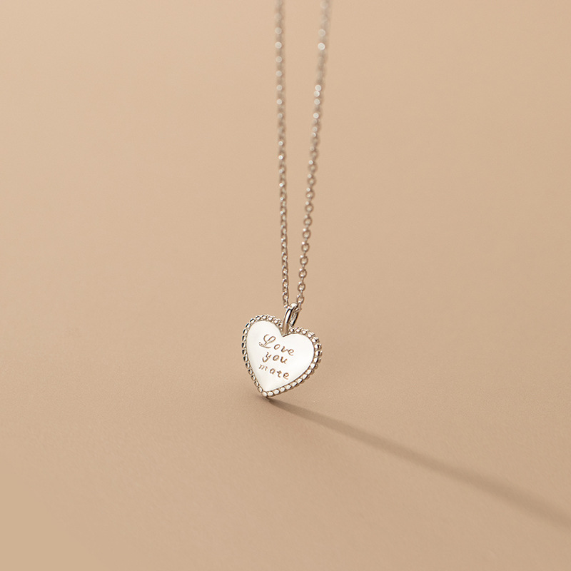 925 silver heart necklace