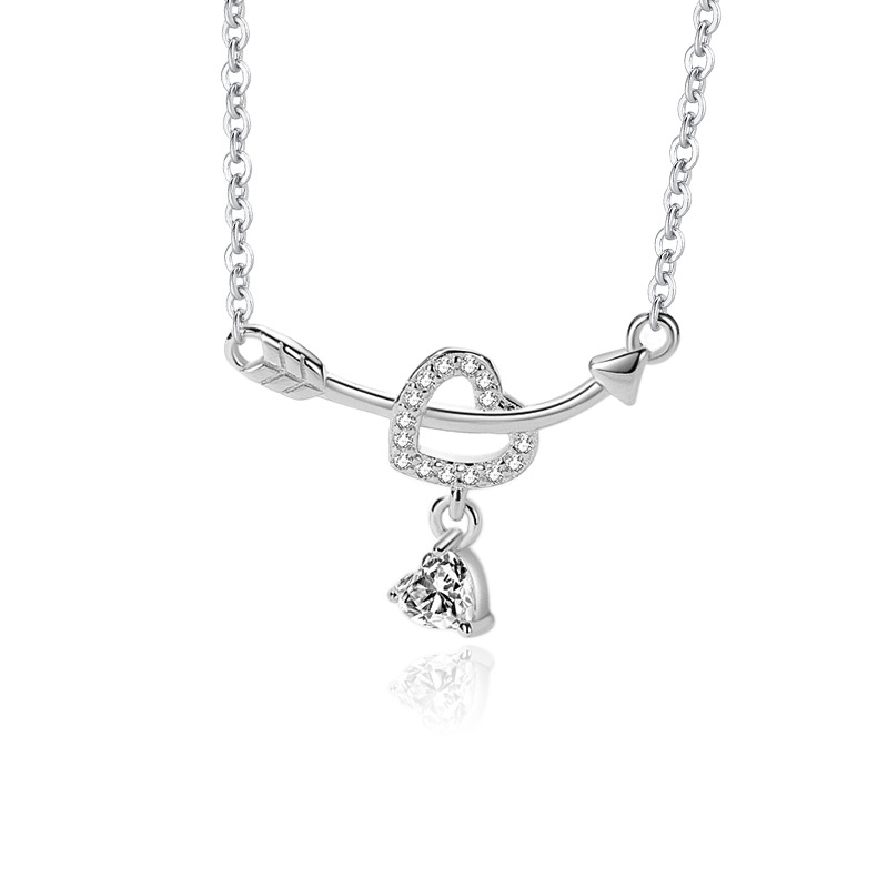 925 silver heart necklace