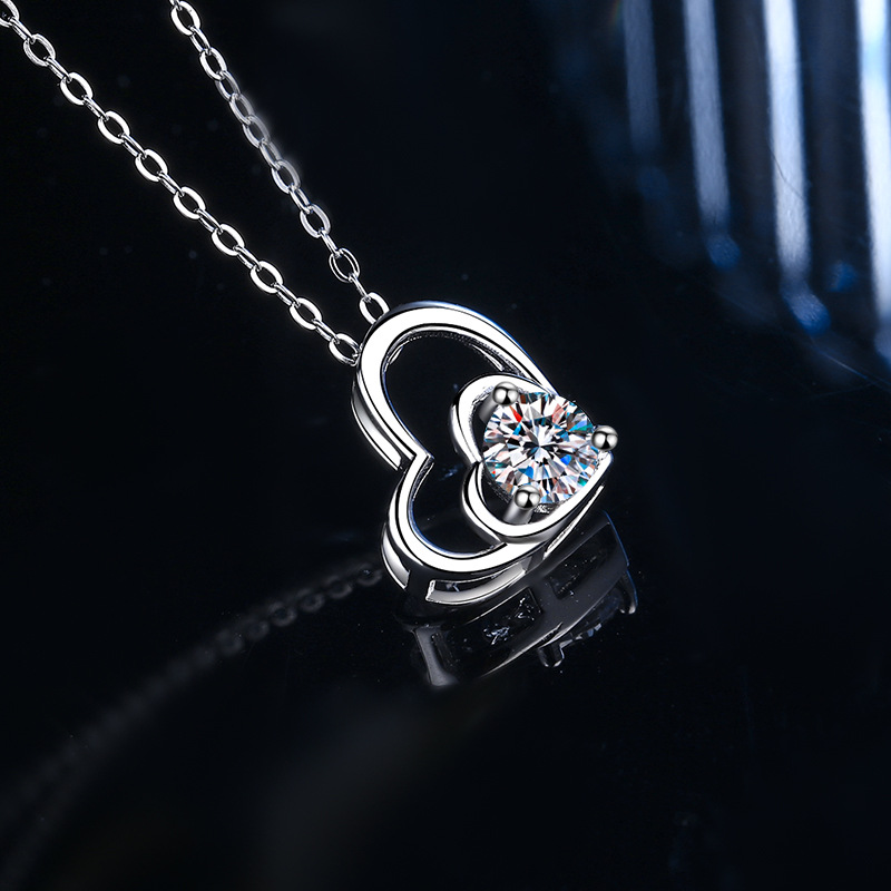 925 silver heart necklace