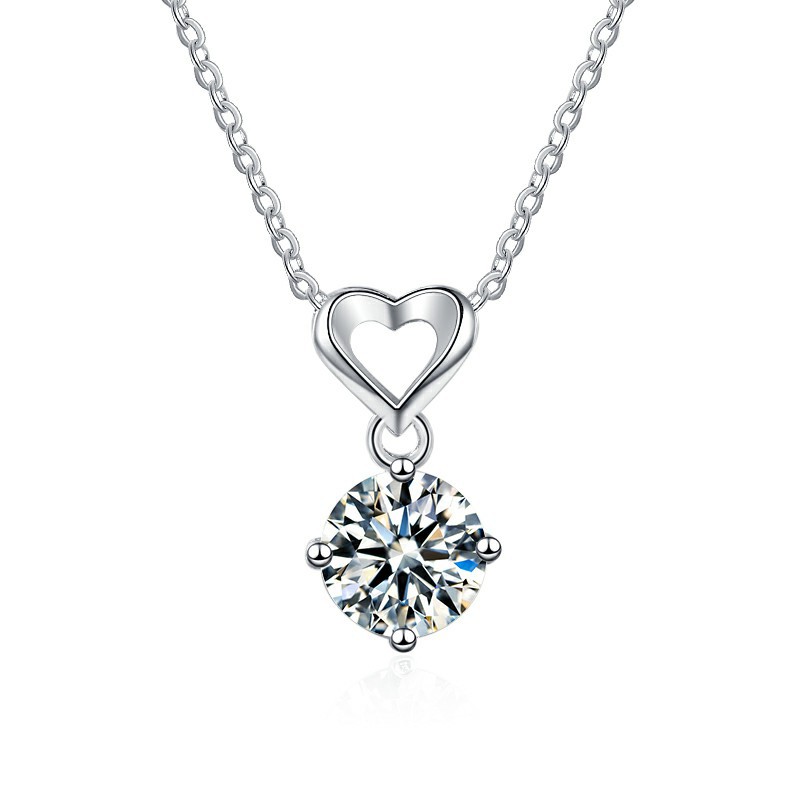 925 silver heart necklace