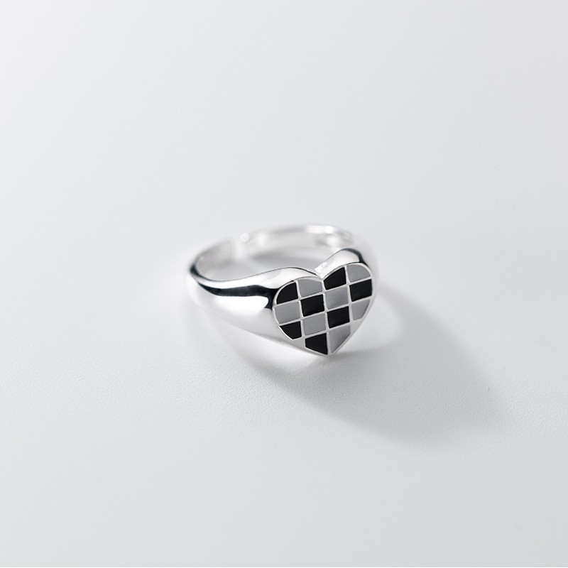 925 silver heart ring