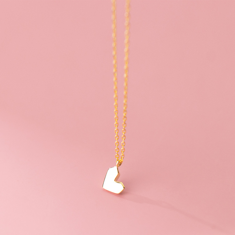 925 silver heart necklace