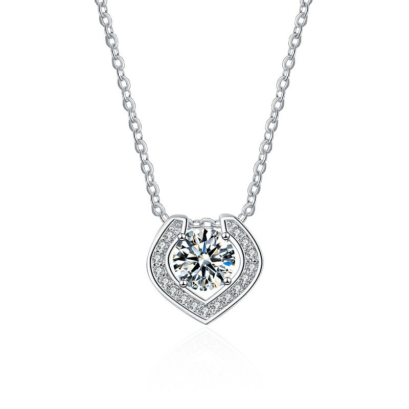 925 silver heart necklace