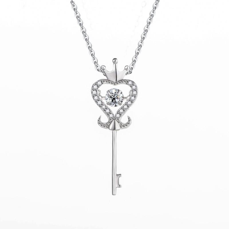 925 silver heart necklace