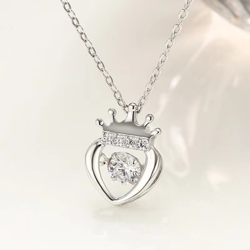 925 silver heart necklace