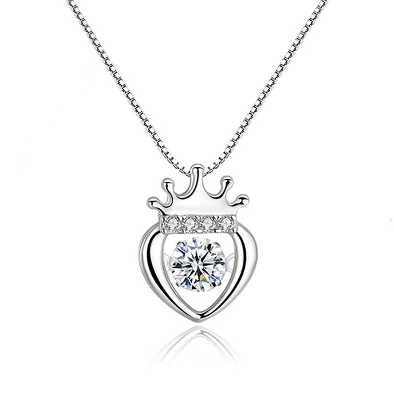 925 silver heart necklace