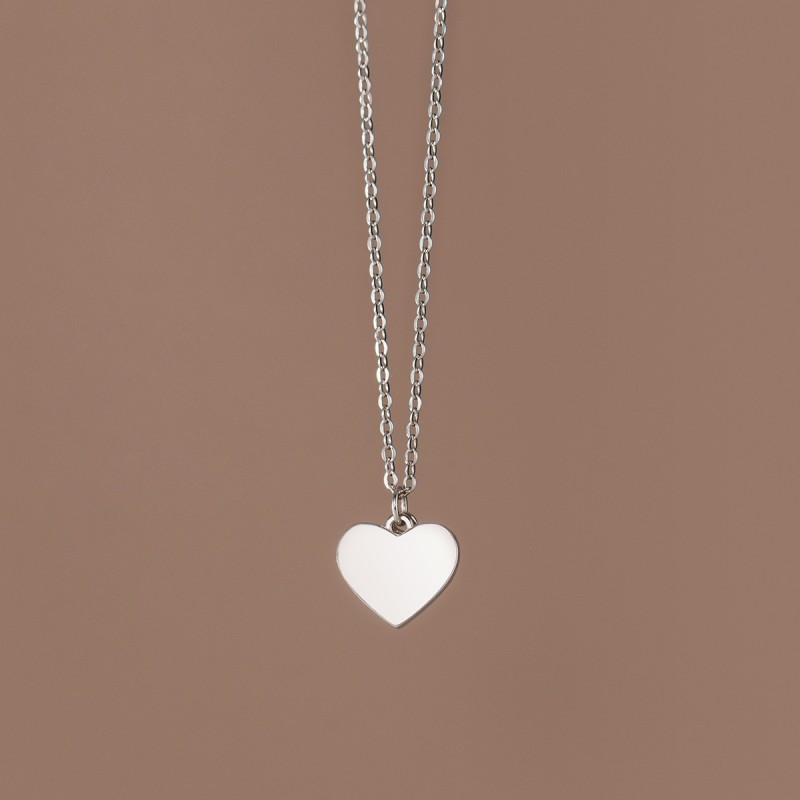 925 silver heart necklace