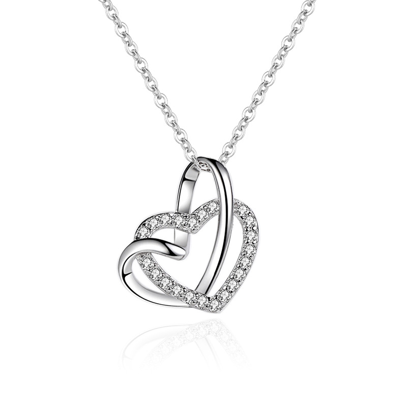 925 silver heart necklace