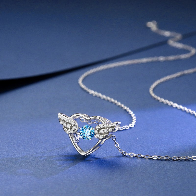 925 silver heart necklace