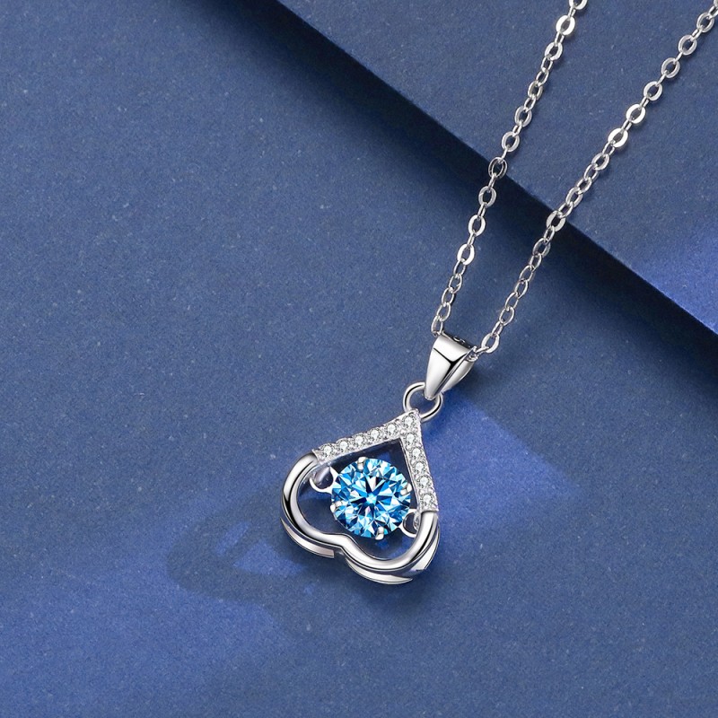 925 silver heart necklace