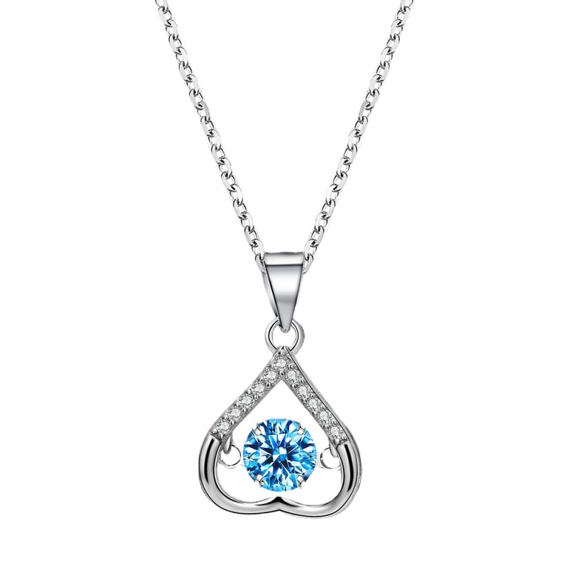 925 silver heart necklace