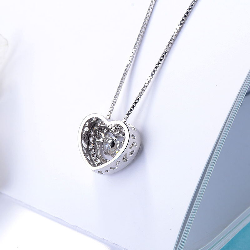 925 silver heart necklace