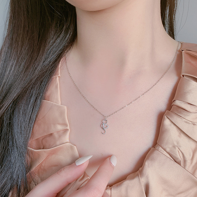 925 silver heart necklace