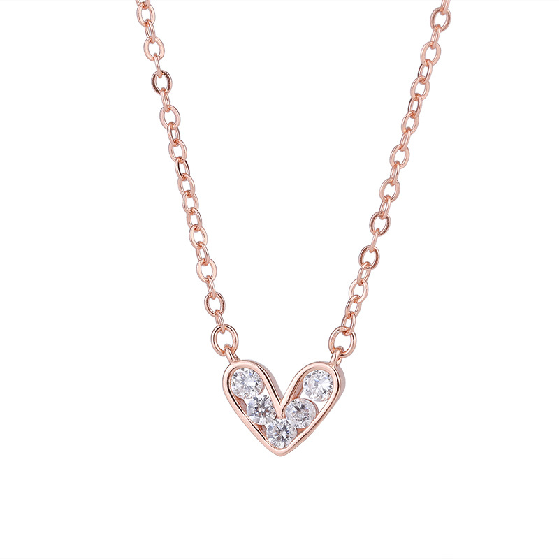 925 silver heart necklace