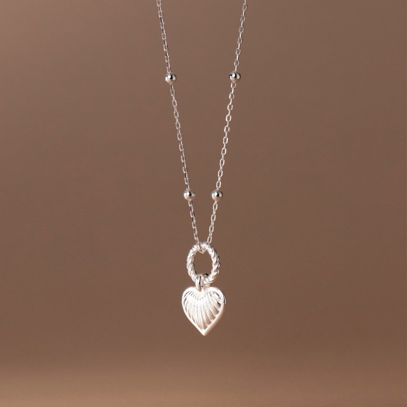 925 silver heart necklace