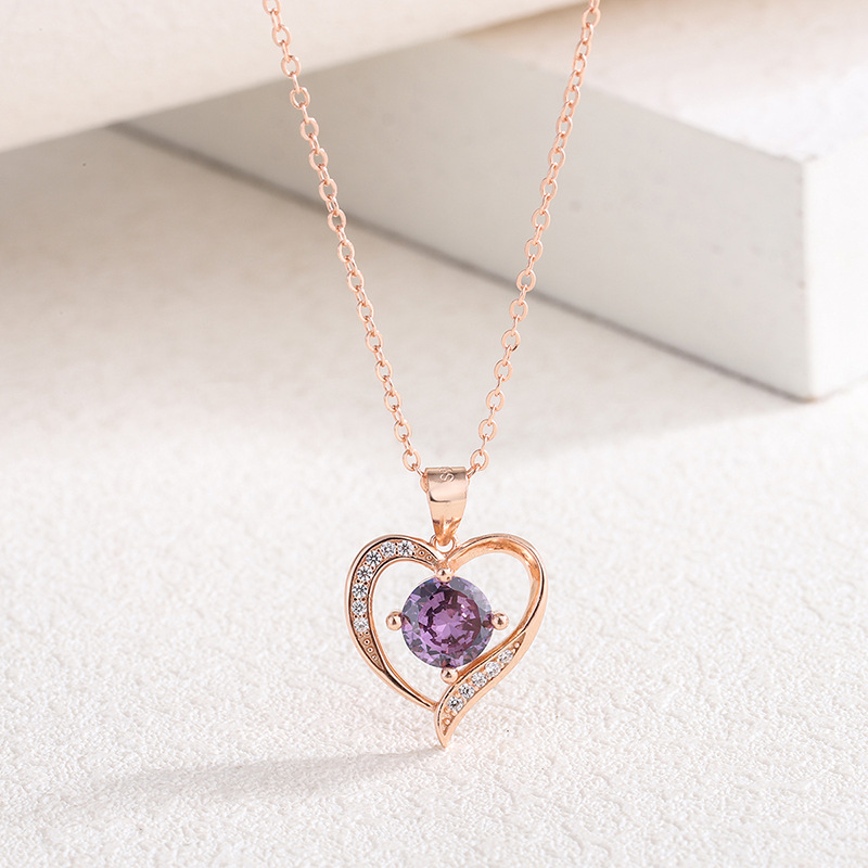 925 silver heart necklace