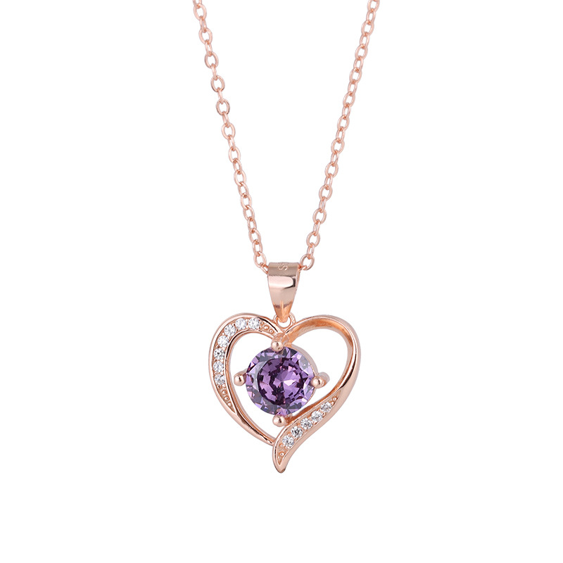 925 silver heart necklace