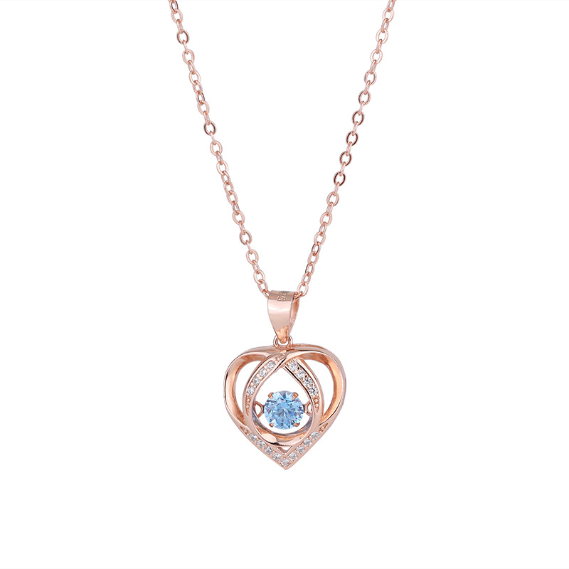 925 silver heart necklace