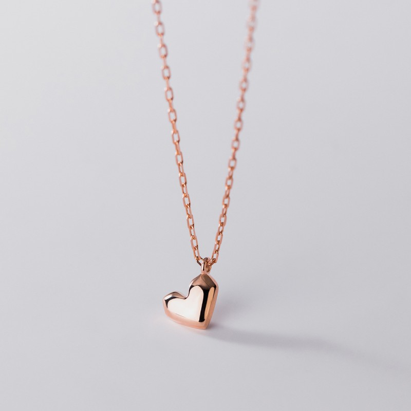 925 silver heart necklace