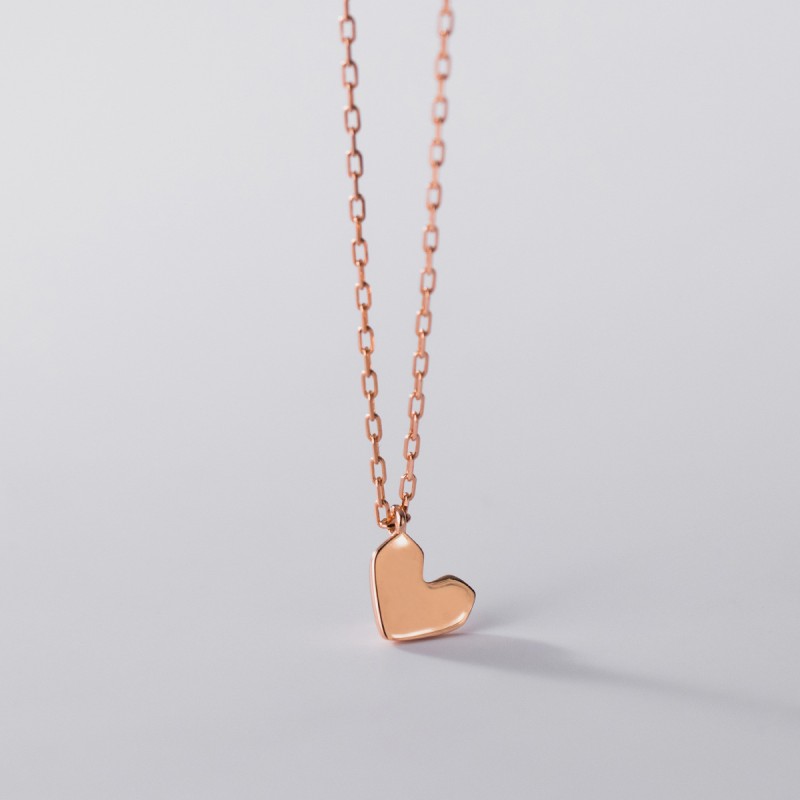 925 silver heart necklace