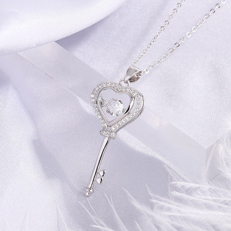 925 silver heart necklace